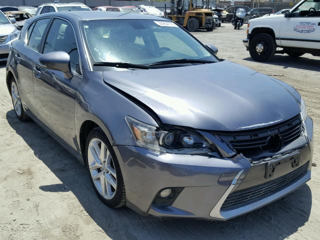 JTHKD5BH5F2219593 - 2015 LEXUS CT 200 GRAY photo 1