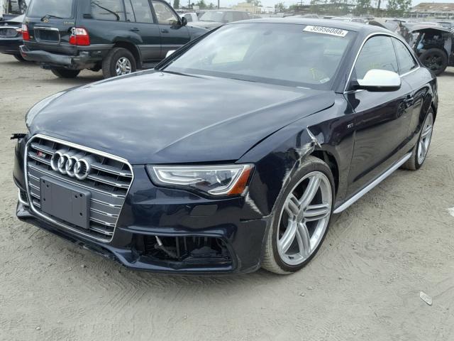 WAUVGAFR7DA051585 - 2013 AUDI S5 PRESTIG BLUE photo 2