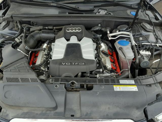 WAUVGAFR7DA051585 - 2013 AUDI S5 PRESTIG BLUE photo 7