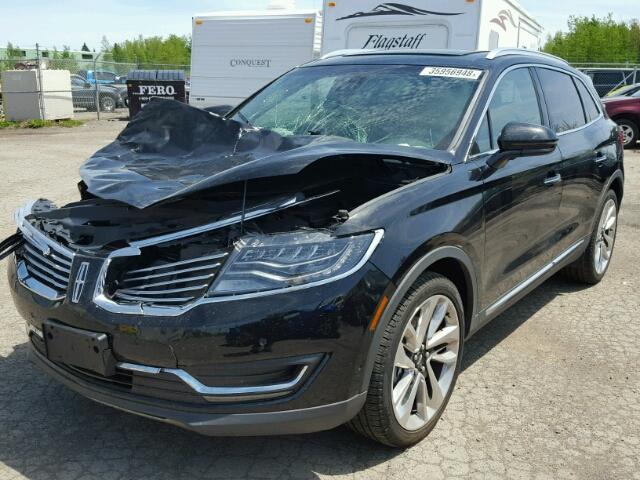 2LMTJ8LR9GBL86493 - 2016 LINCOLN MKX RESERV BLACK photo 2