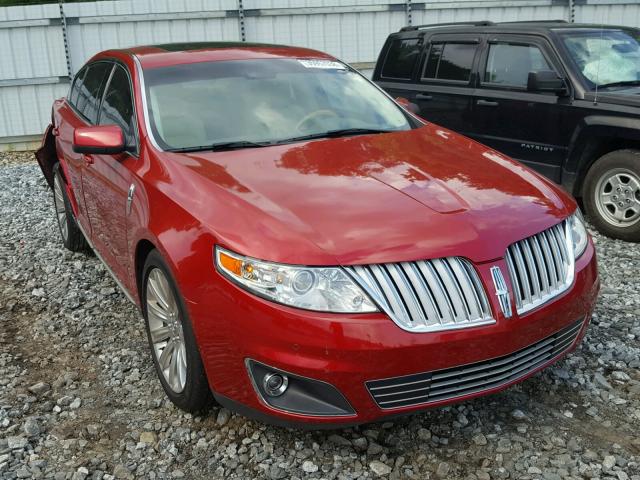 1LNHL9DR4BG612909 - 2011 LINCOLN MKS RED photo 1