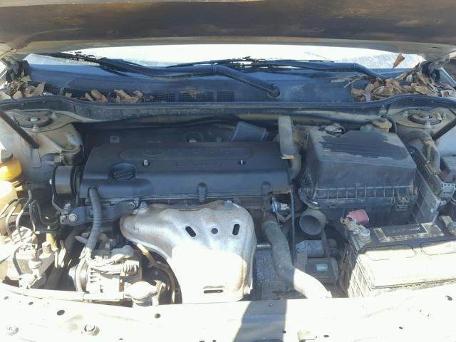 4T1BE46K27U062895 - 2007 TOYOTA CAMRY NEW SILVER photo 7