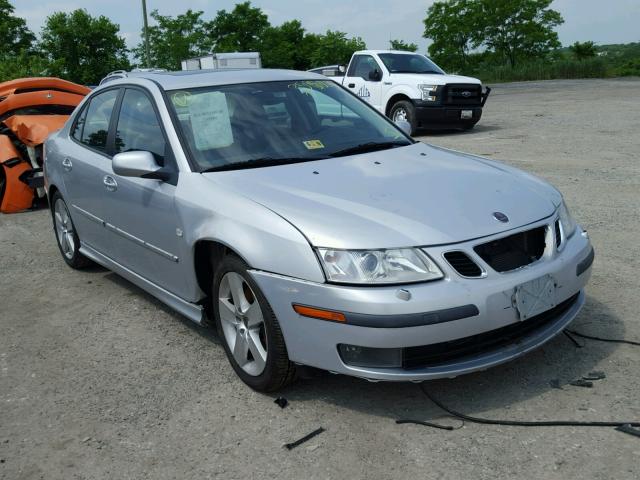 YS3FH41U771115221 - 2007 SAAB 9-3 AERO SILVER photo 1