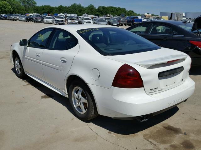 2G2WS522241137374 - 2004 PONTIAC GRAND PRIX WHITE photo 3