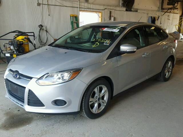 1FADP3F27EL278204 - 2014 FORD FOCUS SE SILVER photo 2