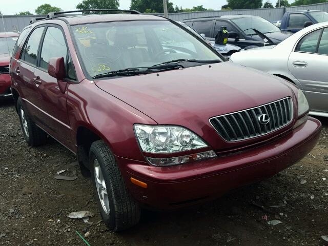 JT6HF10U7Y0120987 - 2000 LEXUS RX 300 MAROON photo 1