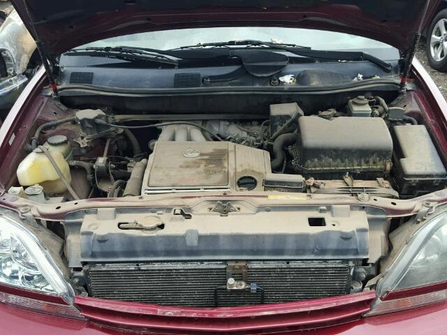 JT6HF10U7Y0120987 - 2000 LEXUS RX 300 MAROON photo 7