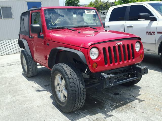 1J4AA2D19BL503490 - 2011 JEEP WRANGLER S RED photo 1