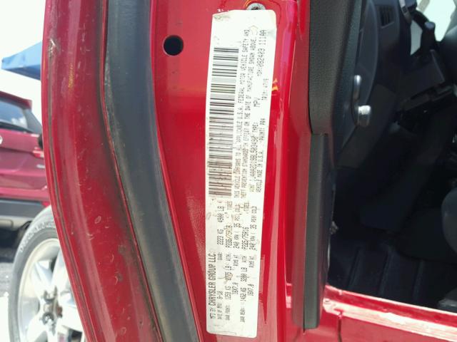1J4AA2D19BL503490 - 2011 JEEP WRANGLER S RED photo 10