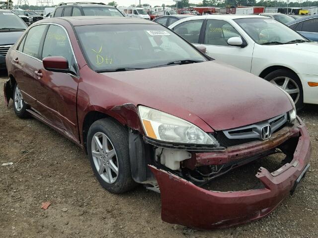 1HGCM66534A086204 - 2004 HONDA ACCORD EX RED photo 1