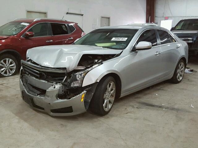 1G6AA5RA4D0111072 - 2013 CADILLAC ATS SILVER photo 2