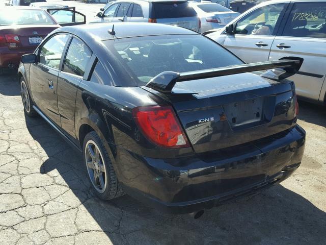 1G8AY11P76Z192806 - 2006 SATURN ION REDLIN BLACK photo 3