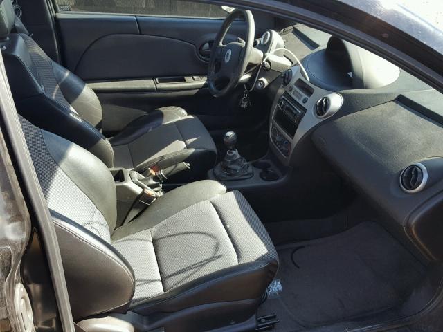 1G8AY11P76Z192806 - 2006 SATURN ION REDLIN BLACK photo 5