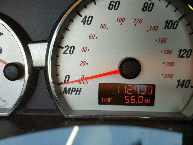 1G8AY11P76Z192806 - 2006 SATURN ION REDLIN BLACK photo 8