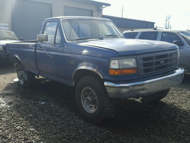 2FTHF26H6SCA38922 - 1995 FORD F250 BLUE photo 1
