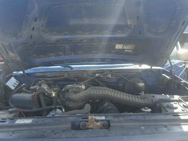 2FTHF26H6SCA38922 - 1995 FORD F250 BLUE photo 7