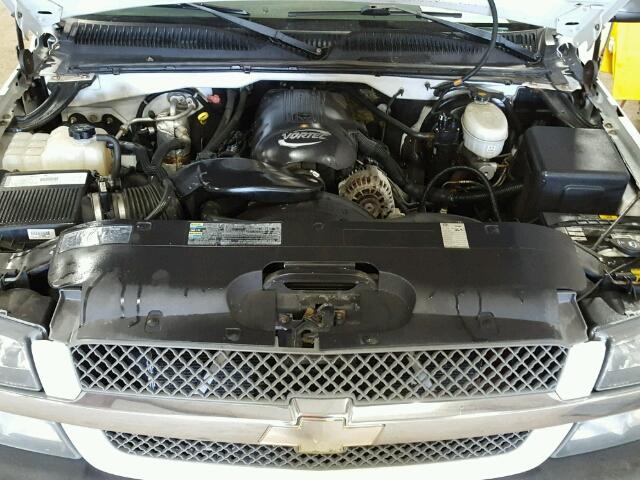 2GCEK19T131238659 - 2003 CHEVROLET SILVERADO WHITE photo 7