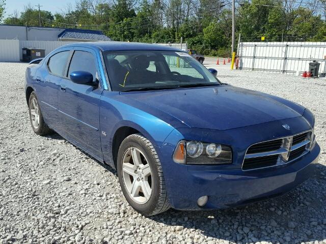 2B3CA3CV7AH128446 - 2010 DODGE CHARGER BLUE photo 1