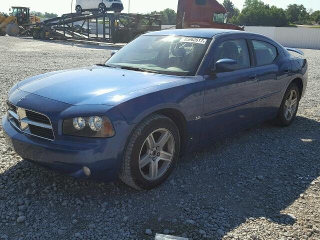 2B3CA3CV7AH128446 - 2010 DODGE CHARGER BLUE photo 2