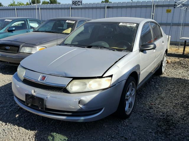 1G8AF52FX4Z149450 - 2004 SATURN ION LEVEL SILVER photo 2
