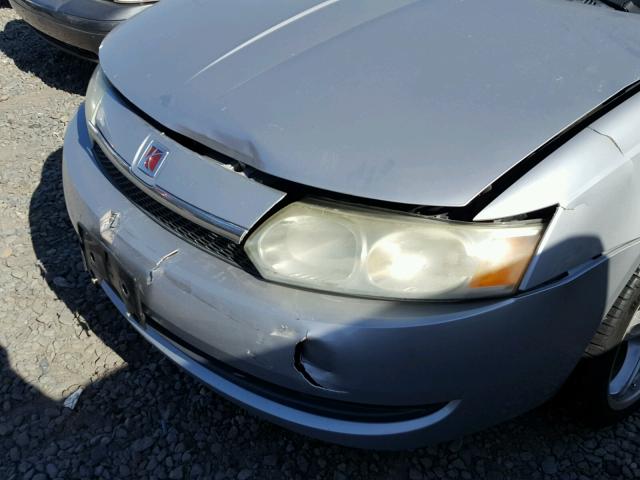 1G8AF52FX4Z149450 - 2004 SATURN ION LEVEL SILVER photo 9