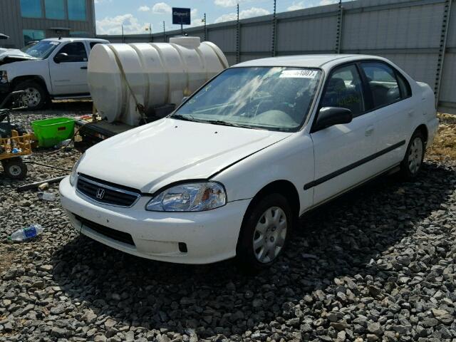 2HGEJ6612XH909810 - 1999 HONDA CIVIC BASE WHITE photo 2