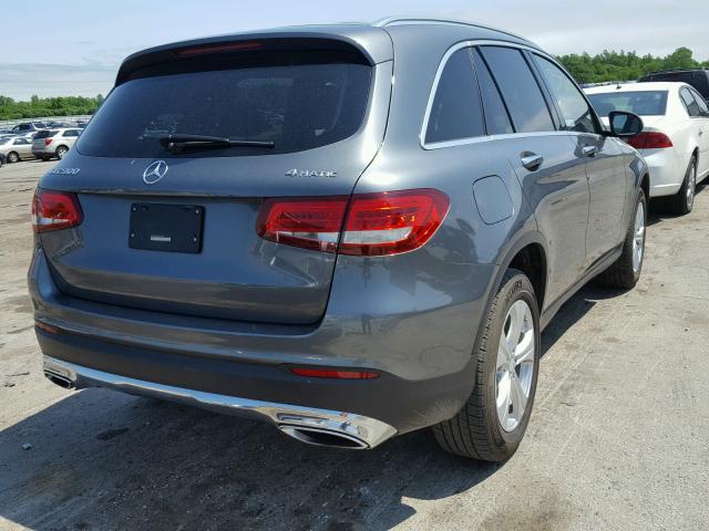 WDC0G4KB3GF010895 - 2016 MERCEDES-BENZ GLC 300 4M GRAY photo 4