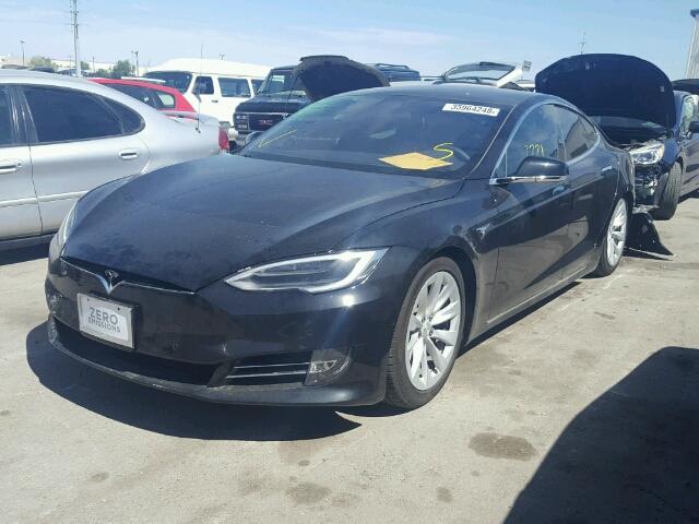 5YJSA1E26JF249816 - 2018 TESLA MODEL S BLACK photo 2