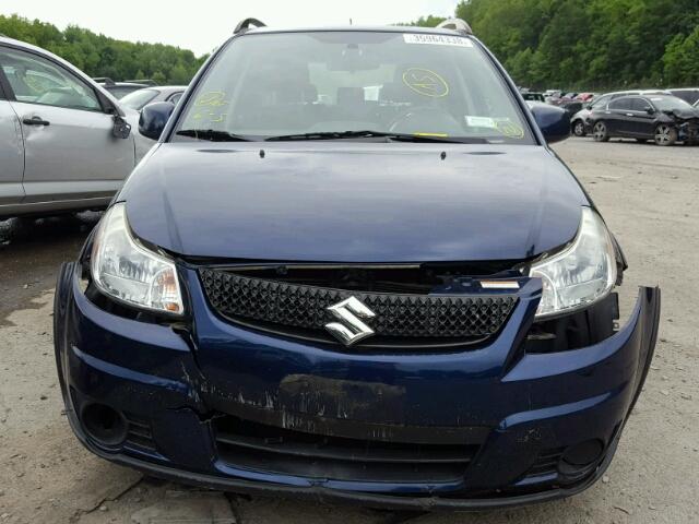 JS2YB5A37B6304287 - 2011 SUZUKI SX4 BASE BLUE photo 9