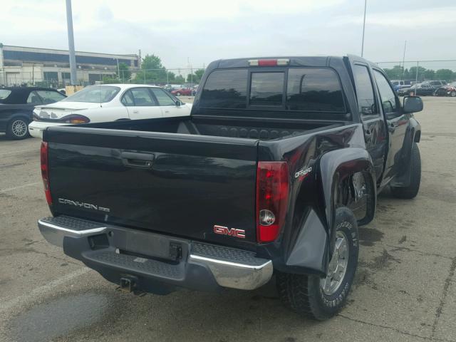 1GTDT43E188209798 - 2008 GMC CANYON SLE BLACK photo 4