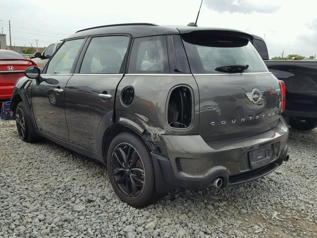 WMWZC5C51EWP39009 - 2014 MINI COOPER S C GRAY photo 3