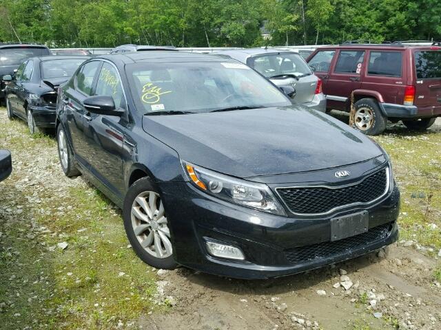 5XXGN4A75EG346277 - 2014 KIA OPTIMA EX BLACK photo 1