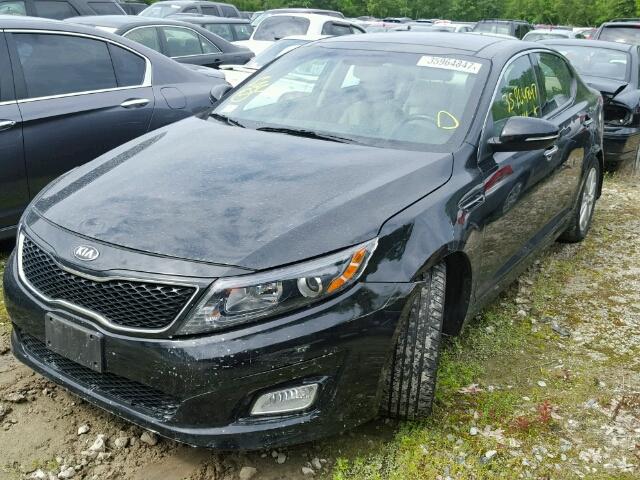 5XXGN4A75EG346277 - 2014 KIA OPTIMA EX BLACK photo 2