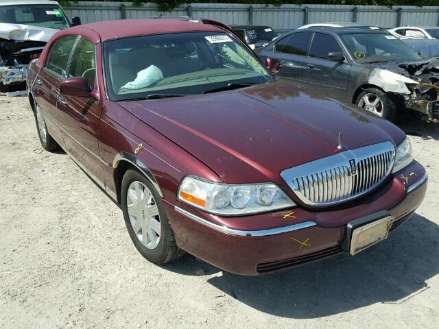 1LNHM83W14Y645149 - 2004 LINCOLN TOWN CAR U MAROON photo 1