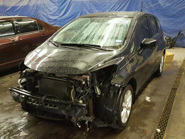 3N1CE2CP6FL440631 - 2015 NISSAN VERSA NOTE BLACK photo 2