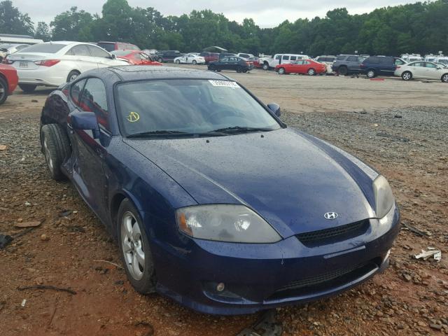 KMHHM65D36U230487 - 2006 HYUNDAI TIBURON GS BLUE photo 1