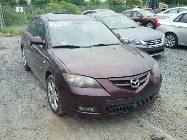 JM1BK323171669555 - 2007 MAZDA 3 S BURGUNDY photo 1