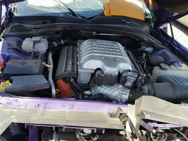 2C3CDZC93GH200381 - 2016 DODGE CHALLENGER PURPLE photo 7