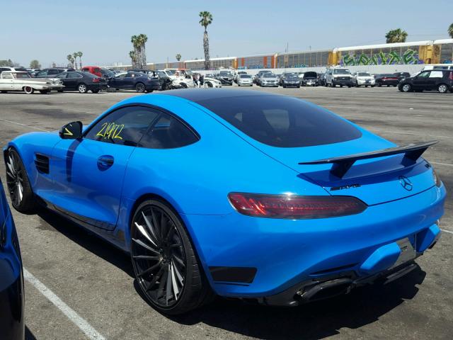 WDDY1AJA3GA000517 - 2016 MERCEDES-BENZ AMG GT S BLUE photo 3