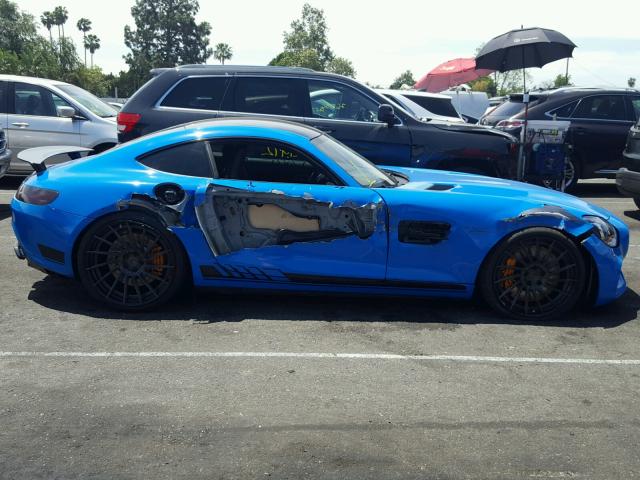 WDDY1AJA3GA000517 - 2016 MERCEDES-BENZ AMG GT S BLUE photo 9