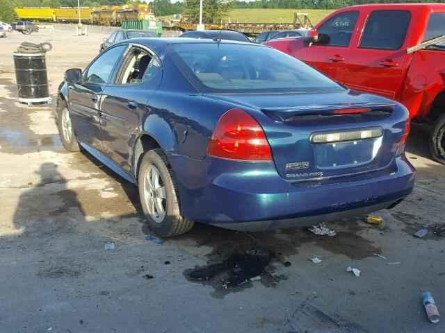 2G2WP552761239446 - 2006 PONTIAC GRAND PRIX BLUE photo 3