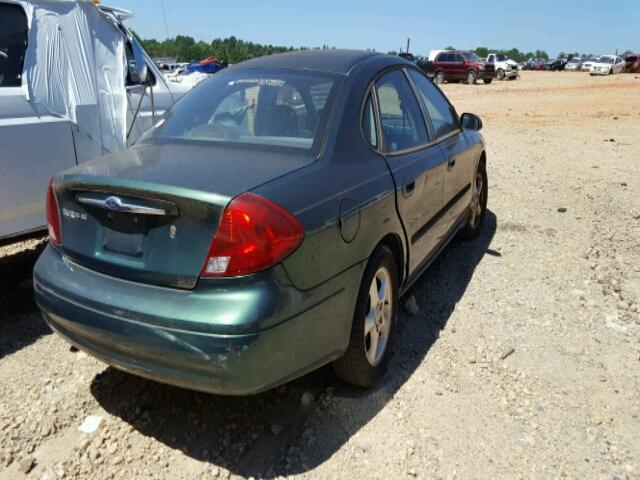 1FAFP532XYA229474 - 2000 FORD TAURUS SE GREEN photo 4