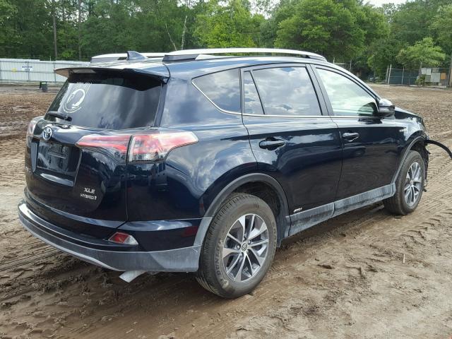 JTMRJREV9HD127220 - 2017 TOYOTA RAV4 HV LE BLUE photo 4