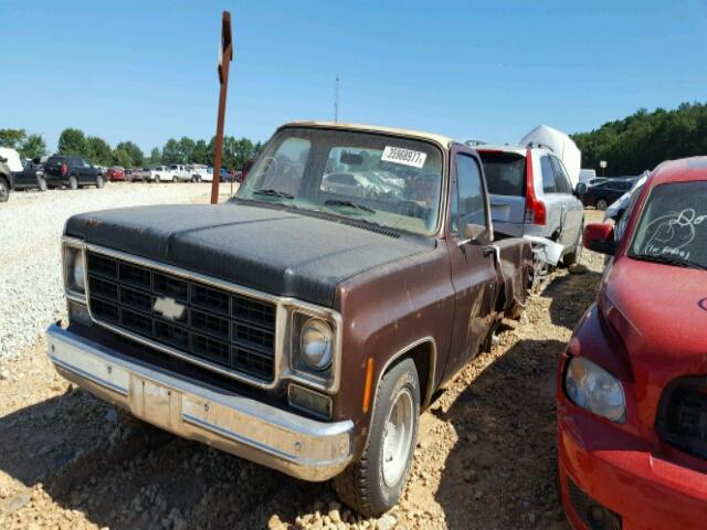 CCU148A118486 - 1978 CHEVROLET C-10 BROWN photo 2