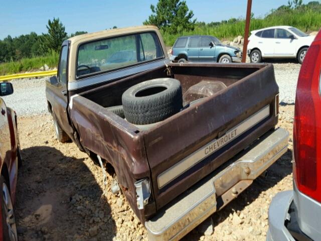 CCU148A118486 - 1978 CHEVROLET C-10 BROWN photo 3