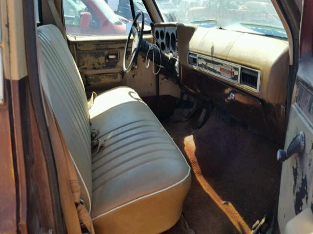 CCU148A118486 - 1978 CHEVROLET C-10 BROWN photo 5