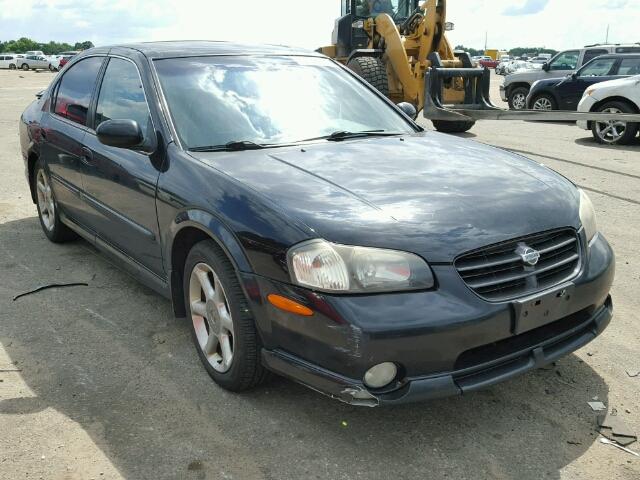 JN1CA31A31T314425 - 2001 NISSAN MAXIMA GXE BLACK photo 1