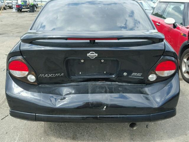 JN1CA31A31T314425 - 2001 NISSAN MAXIMA GXE BLACK photo 9