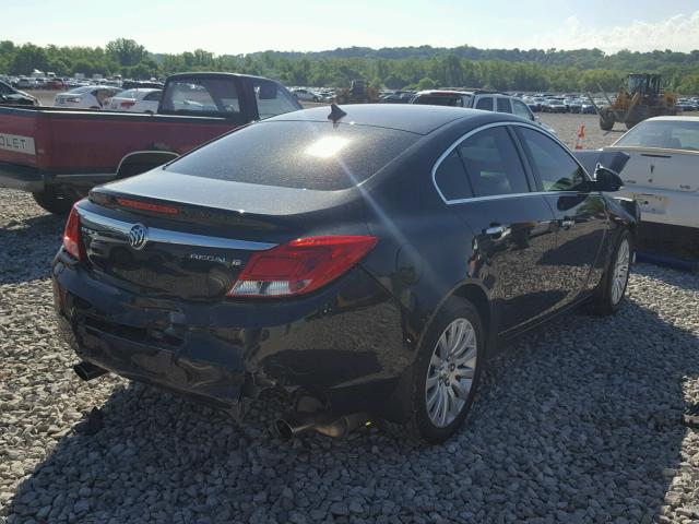 2G4GS5EV7D9248943 - 2013 BUICK REGAL PREM BLACK photo 4