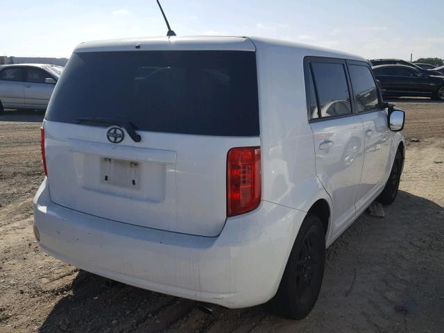 JTLKE50E291080254 - 2009 TOYOTA SCION XB თეთრი ფოტო 4